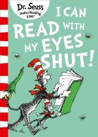 I can read with my eyes shut