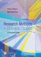 Research methods in business studies - a practical guide