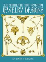 305 authentic art nouveau jewelry designs