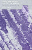 Quantitative methods in educational research - the role of numbers made eas