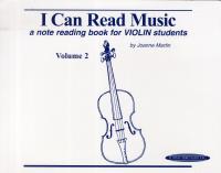 I can read music - a note reading book for violin students