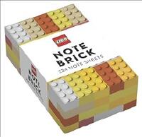Lego Note Brick (Yellow-Orange)