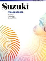 Suzuki violin school 7 rev