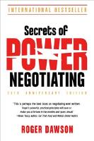 Secrets Of Power Negotiating - 25th Anniversary Edition