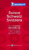 Suisse 2016 michelin guide