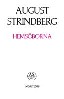 Hems&ouml;borna : sk&auml;rg&aring;rds-ber&auml;ttelse