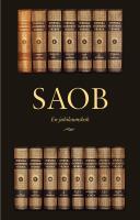 SAOB &ndash; En jubileumsbok