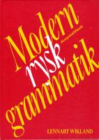 Modern rysk grammatik