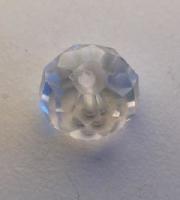 ABC-klubben H&auml;ngen &Aring;k 2,  Diamanter, 30 st : Glasp&auml;rla facetterad 12 x8 mm