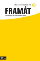 Fram&aring;t C L&auml;rarhandledning med cd