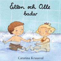 Ellen och Olle badar