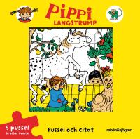 Pippi L&aring;ngstrump - Pussel och citat - Pusselbok