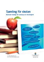 Samling f&ouml;r skolan - nationell strategi f&ouml;r kunskap och likv&auml;rdighet : slutbet&auml;nkande