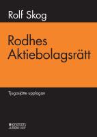 Rodhes aktiebolagsr&auml;tt