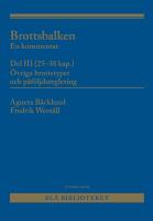 Brottsbalken Del III (25-38 kap.) : En kommentar