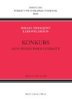 Konkurs : och annan insolvensr&auml;tt
