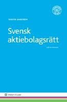 Svensk aktiebolagsr&auml;tt