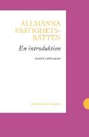 Allm&auml;nna fastighetsr&auml;tten : en introduktion