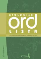 Biologisk ordlista