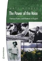 The power of the voice : famous poetry and rhetoric in English