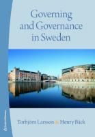 Governing and Governance in Sweden