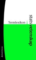 Termlexikon i statsvetenskap