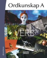 Ordkunskap A