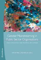 Gender mainstreaming in public sector organisations - policy implications and practical applications
