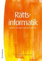 R&auml;ttsinformatik - Juridiken i det digitala informationssamh&auml;llet