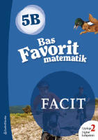 Bas Favorit matematik 5B Facit till uppl. 2, 5-pack