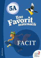 Bas Favorit matematik 5A Facit till uppl.2, 5-pack