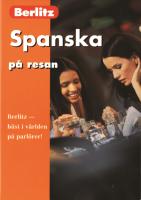 Spanska p&aring; resan
