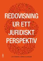 Redovisning ur ett juridiskt perspektiv