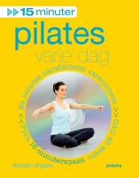 15 minuter pilates varje dag