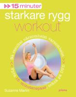 15 minuter starkare rygg workout