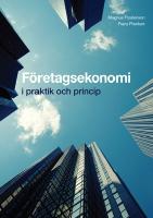 F&ouml;retagsekonomi - i praktik och princip