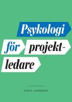 Psykologi f&ouml;r projektledare