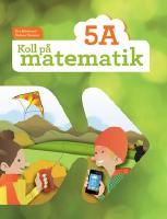 Koll p&aring; matematik 5A