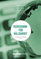 Redovisning f&ouml;r h&aring;llbarhet