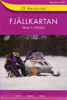 &Aring;kersj&ouml;n-Kall fj&auml;llkartan : 1:100000