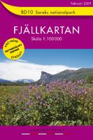 BD10 Sareks nationalpark fj&auml;llkartan : 1:100000