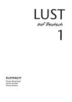 Lust auf Deutsch 1 Elevfacit