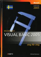 Microsoft Visual Basic 2005 steg f&ouml;r steg