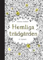 Hemliga Trädgården - 20 vykort att färglägga
