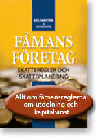 F&aring;mansf&ouml;retag : skatteregler och skatteplanering
