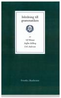 Inledning till grammatiken