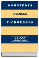 Norstedts svenska fickordbok