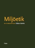 Milj&ouml;etik : en introduktion