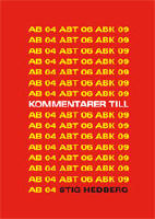 Kommentarer till AB 04, ABT 06 och ABK 09