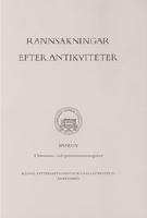 Rannsakningar efter antikviteter, band IV
